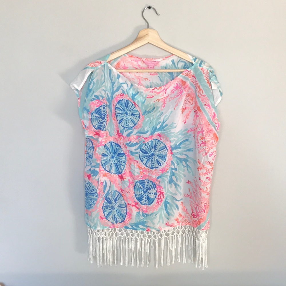 NWT Lilly Pulitzer Jasmine Caftan - Sole Seaurchin